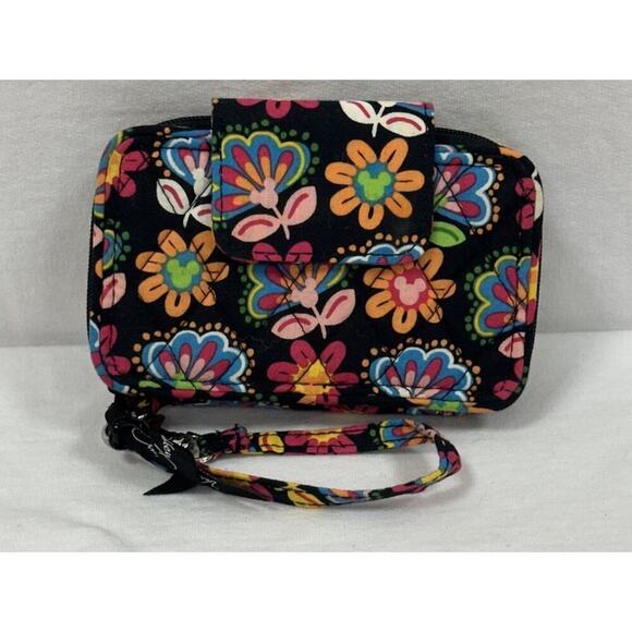Disney Accessories - Midnight with Mickey Mouse Vera Bradley New Disney Parks Wristlet Wallet